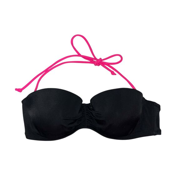 Victoria's Secret Black and Pink Bikini Top - Picture 1 of 4